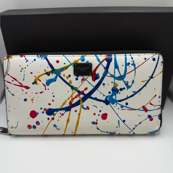 Dolce & Gabbana Handbags - Dolce & Gabbana Artistic Splatter Wallet